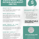 Applications Available for Business Equipment Tax Reimbursement