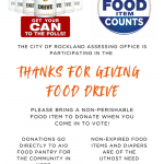 Rockland Assessing Office Participates in Thanks for Giving Food Drive